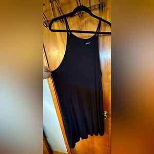 Aerie Black Midi Tank Dress